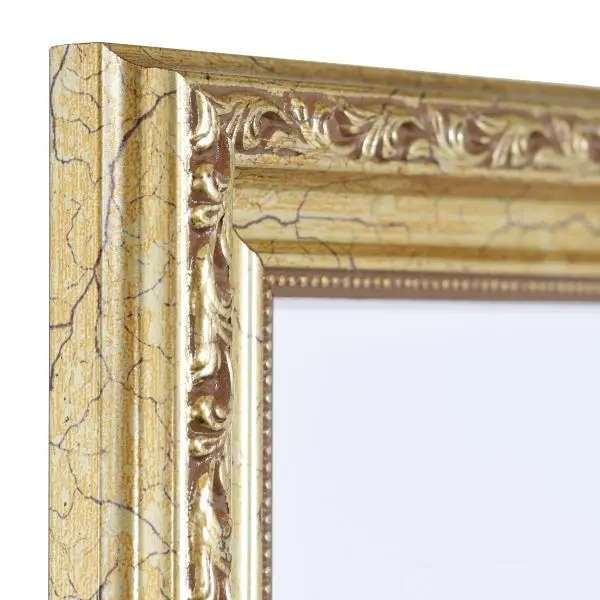 Admire ce coin de cadre photo en bois baroque argent antique. Ornements floraux et perlé délicat t'attendent chez MonCadrePréféré.