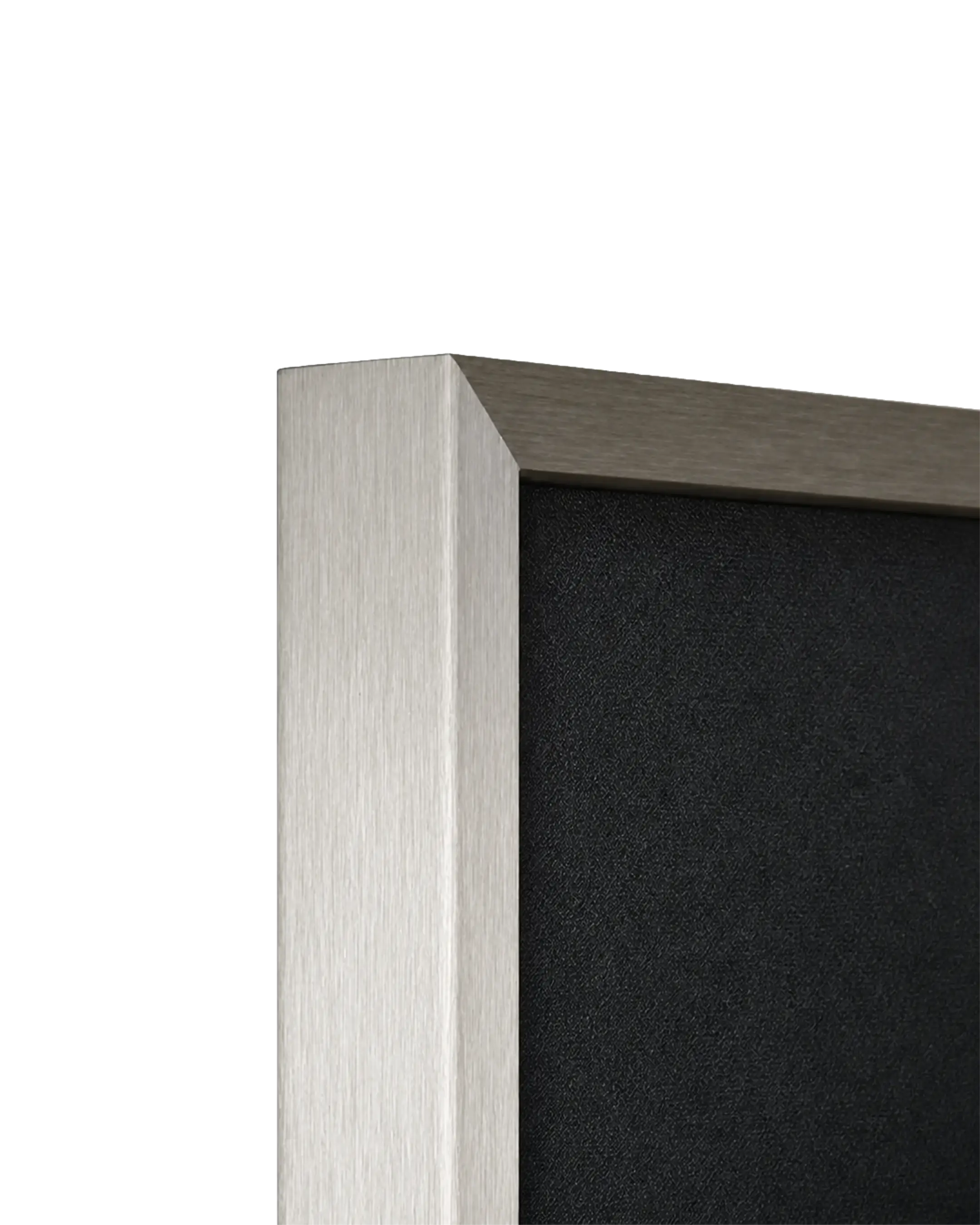 Cadre en aluminium Mika norme anti-feu A1 anthracite – vue de détail