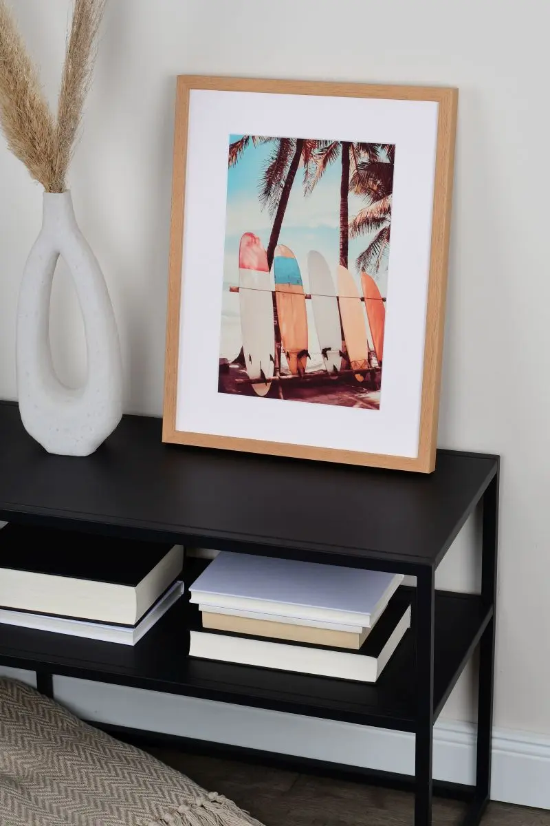 Explore ce cadre photo MonCadrePréféré avec passe-partout mauve, idéal pour une ambiance cosy dans ton intérieur.
