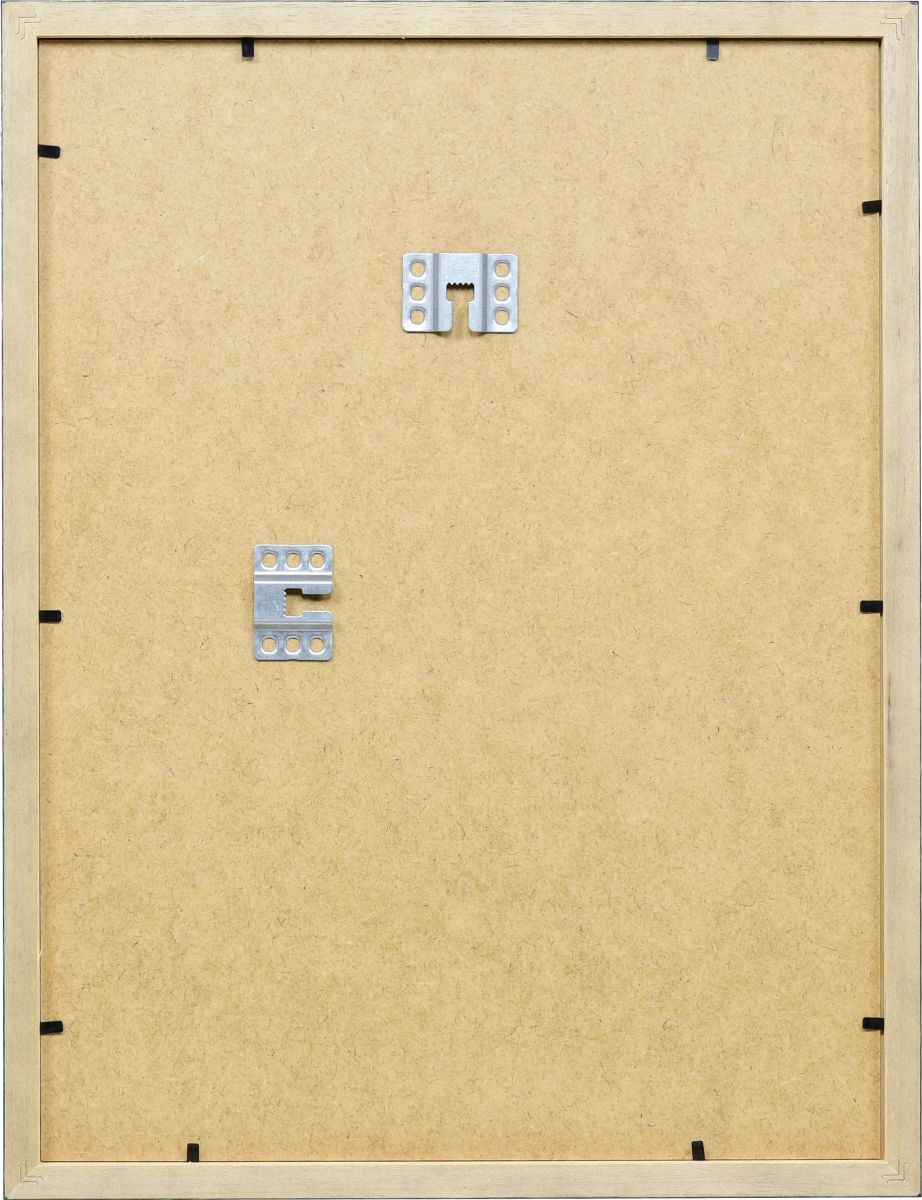 Vue arrière détaillée du profilé en bois Elva (style Elva). Observe l'assemblage précis pour tes cadres photo chez MonCadrePréféré.