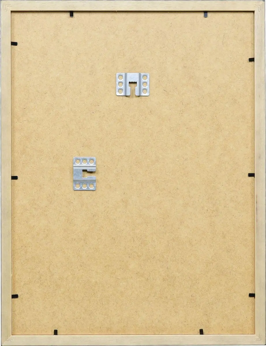 Vue arrière détaillée du profilé en bois Elva (style Elva). Observe l'assemblage précis pour tes cadres photo chez MonCadrePréféré.