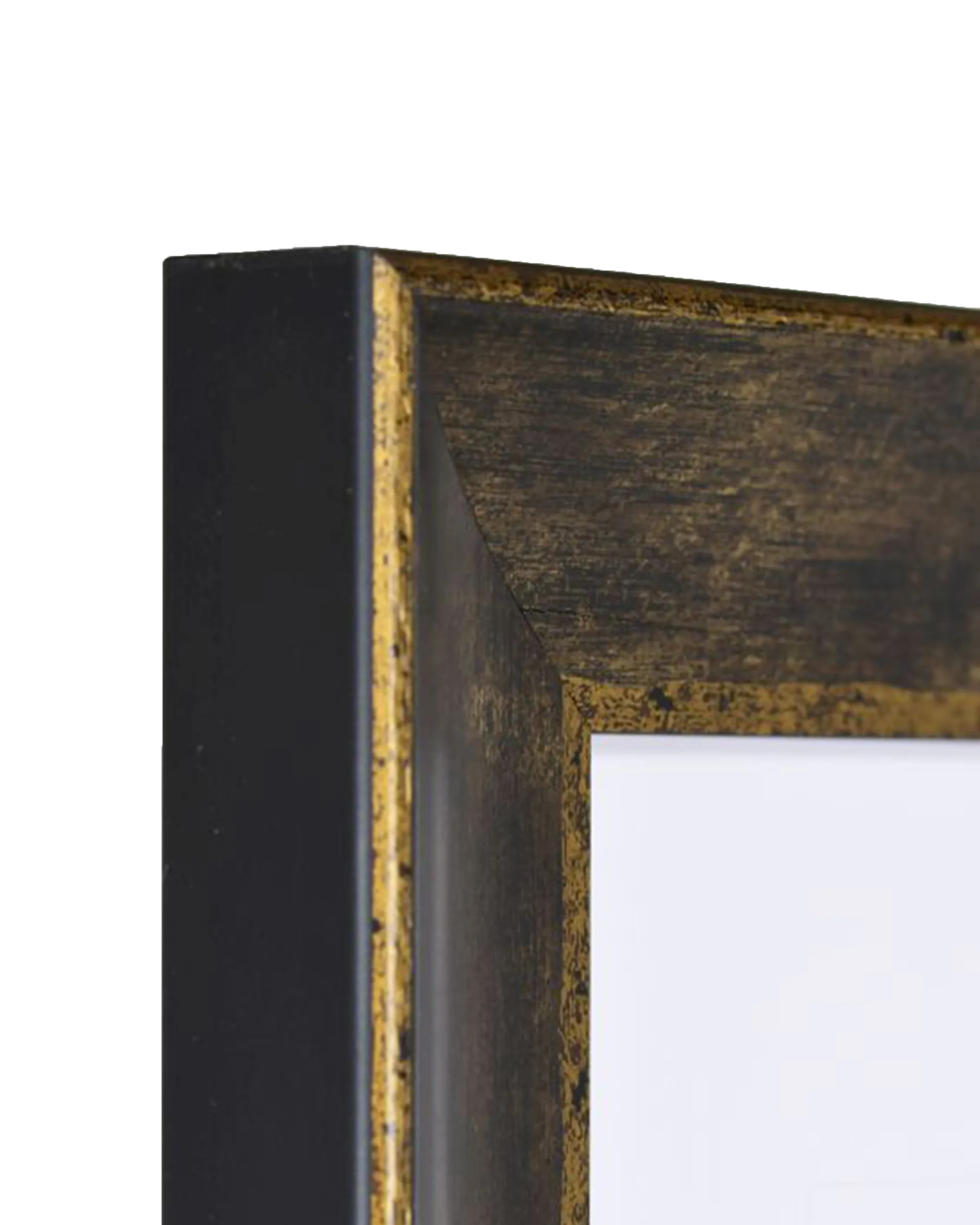 Cadre en bois Aurelia noir – vue de détail