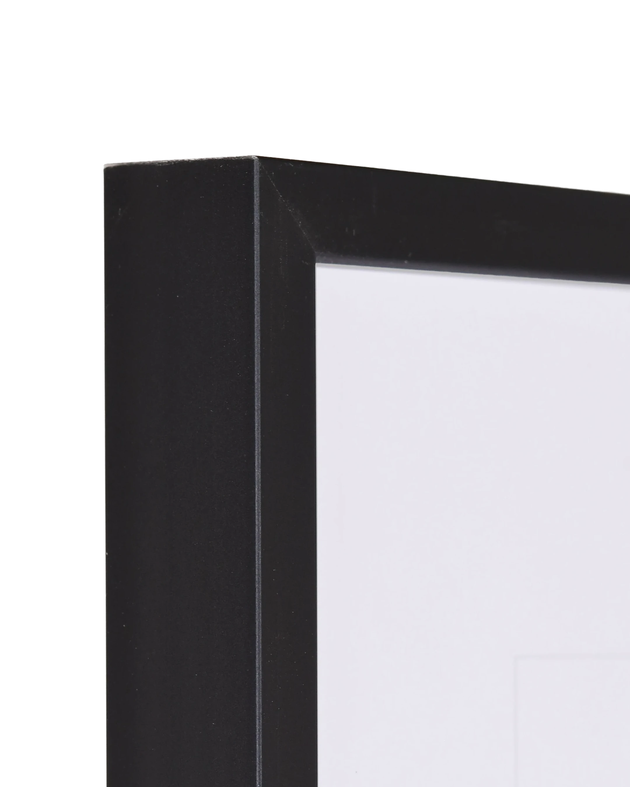 Cadre en aluminium Mika noir – vue de détail