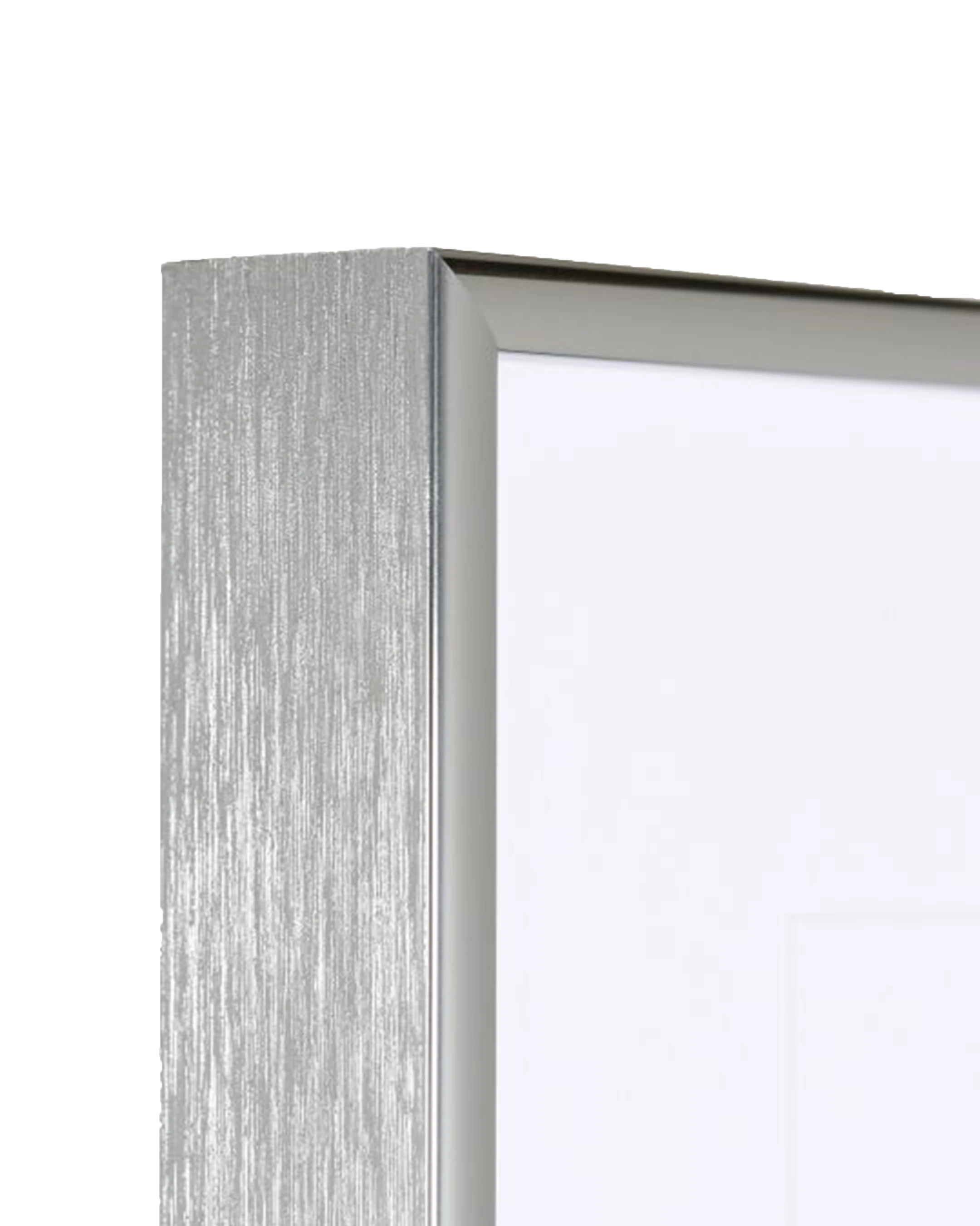 Cadre en aluminium Luca vieil argent – vue de détail