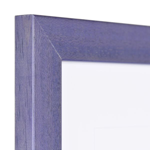 Découvre ce coin de cadre photo lilas en bois de MonCadrePréféré : structure visible, surface lisse et profil simple anguleux.