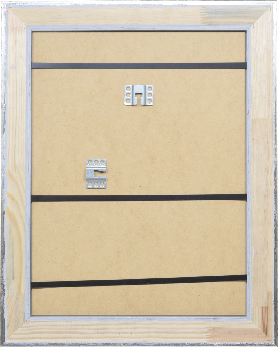 Vue arrière profil bois Valentina. Ressort de tension pour cadres photo MonCadrePréféré, fixation robuste et durable. Tu installes facilement.