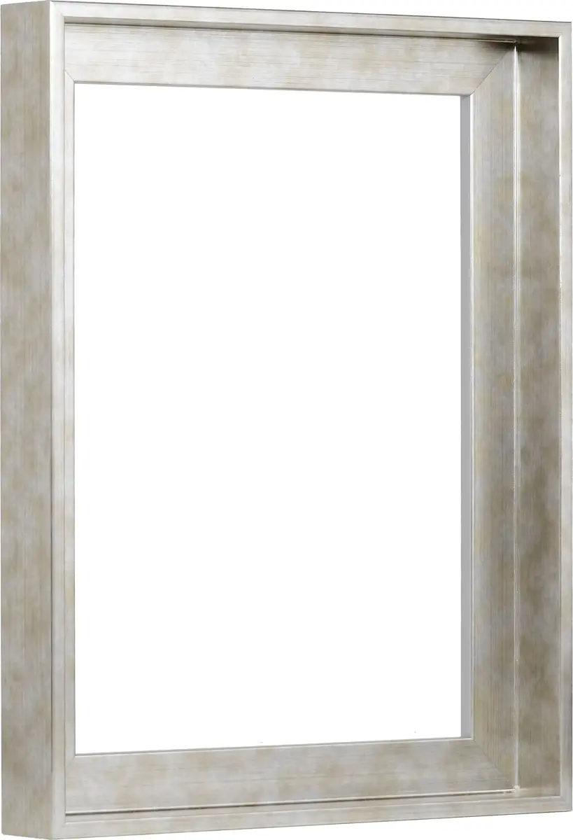 Admire la vue latérale de ce cadre américain simple 30x40 en argent antique. Parfait pour ton style MonCadrePréféré.
