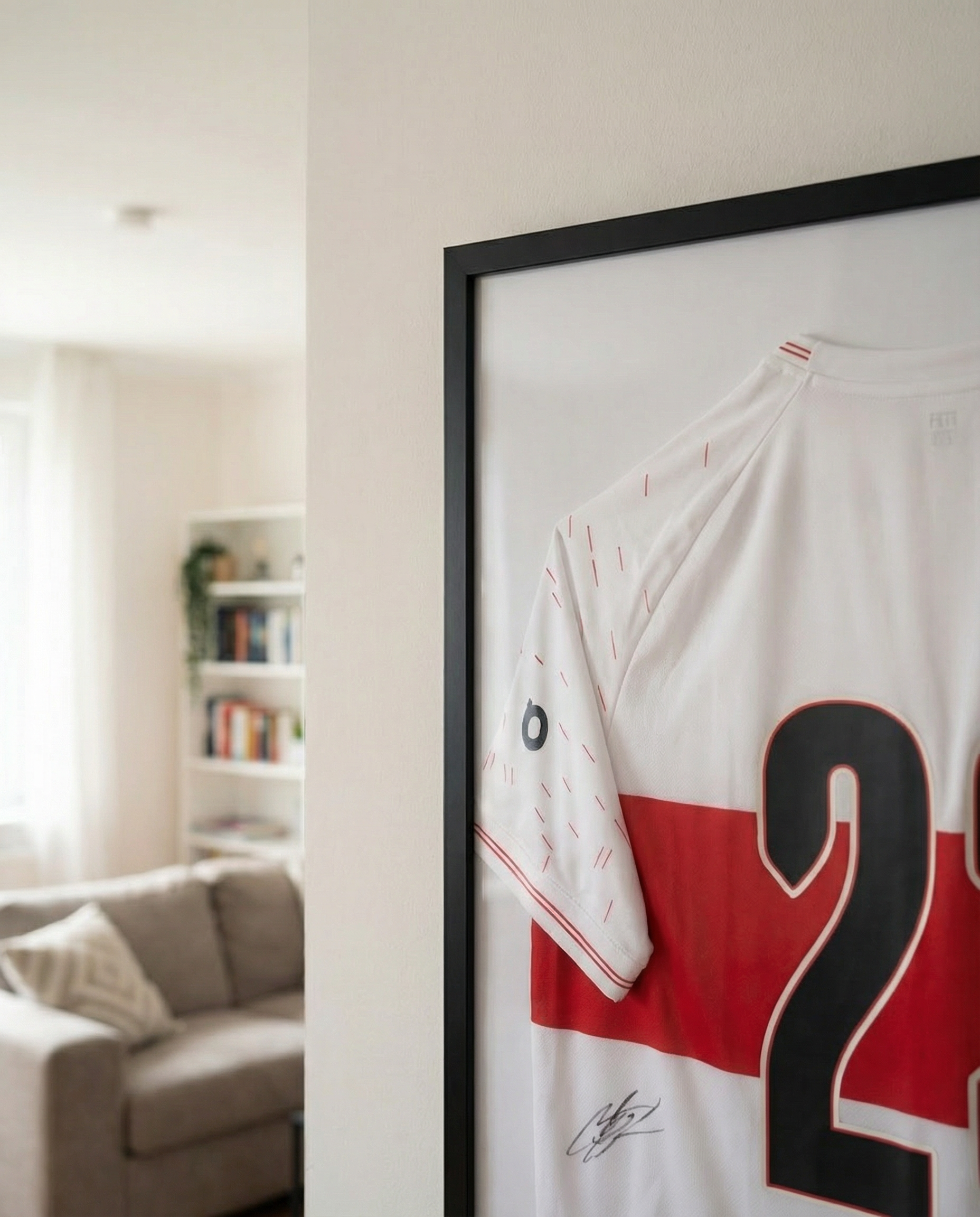 Cadre à maillot noir en gros plan