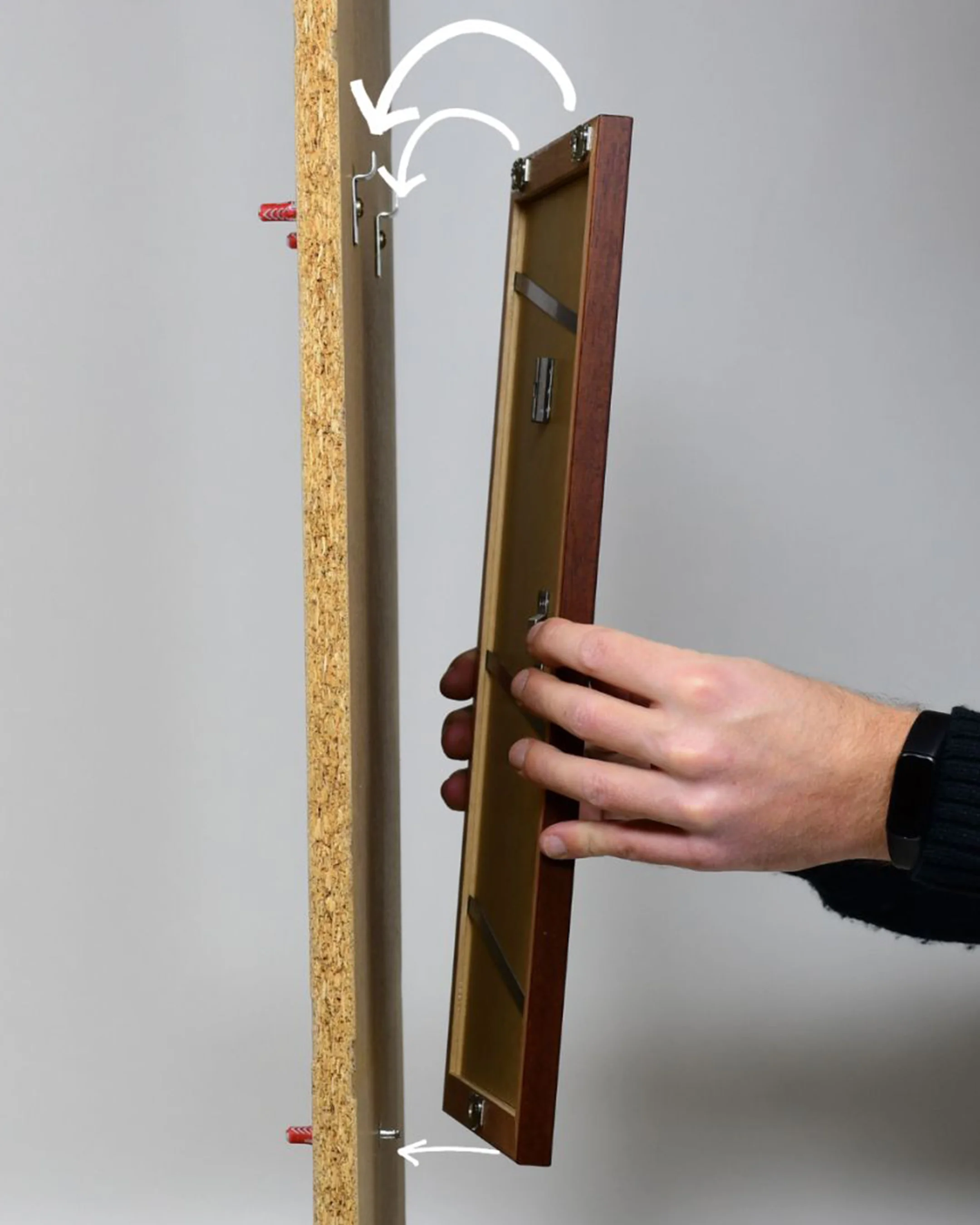 Système antivol pour cadres en bois à partir de 60x80cm