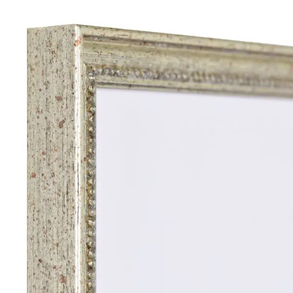 Vois l'angle du cadre bois Naomi, argent antique. Sa bordure perlée, par MonCadrePréféré, sublime tes images.