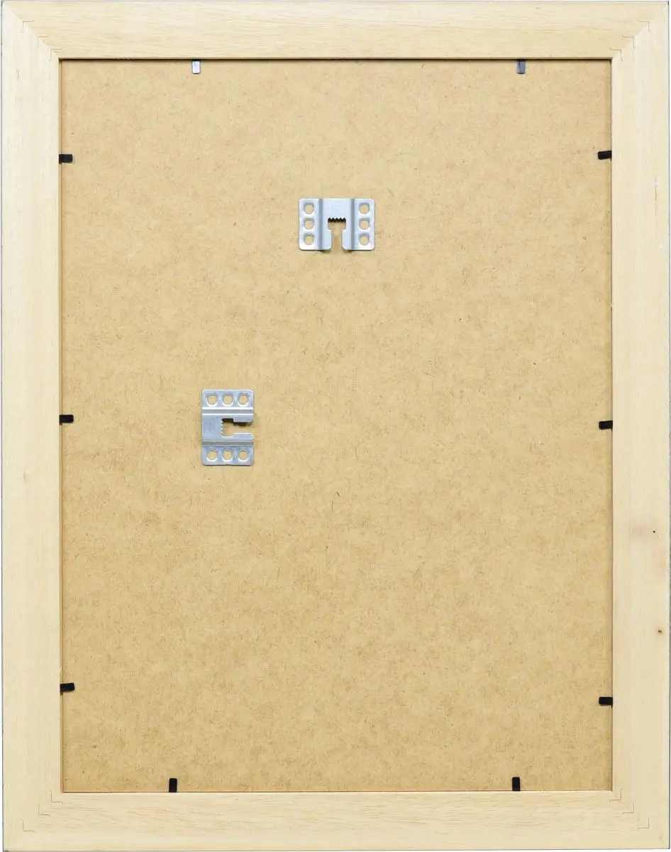 Découvre la vue arrière détaillée de notre profil de cadre en bois numéro Charlotte, avec un assemblage de coin précis. C'est la qualité MonCadrePréféré que tu aimes!