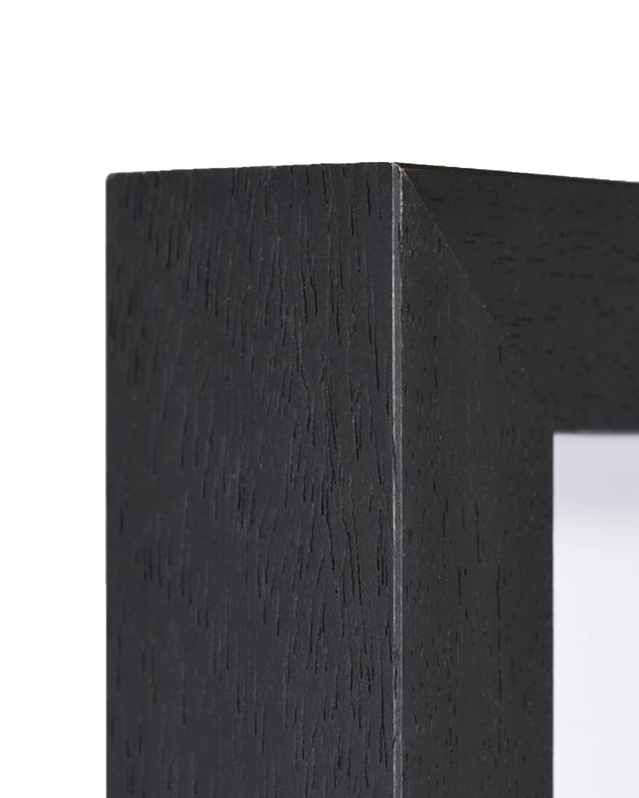 Cadre en bois Linda noir – vue de détail